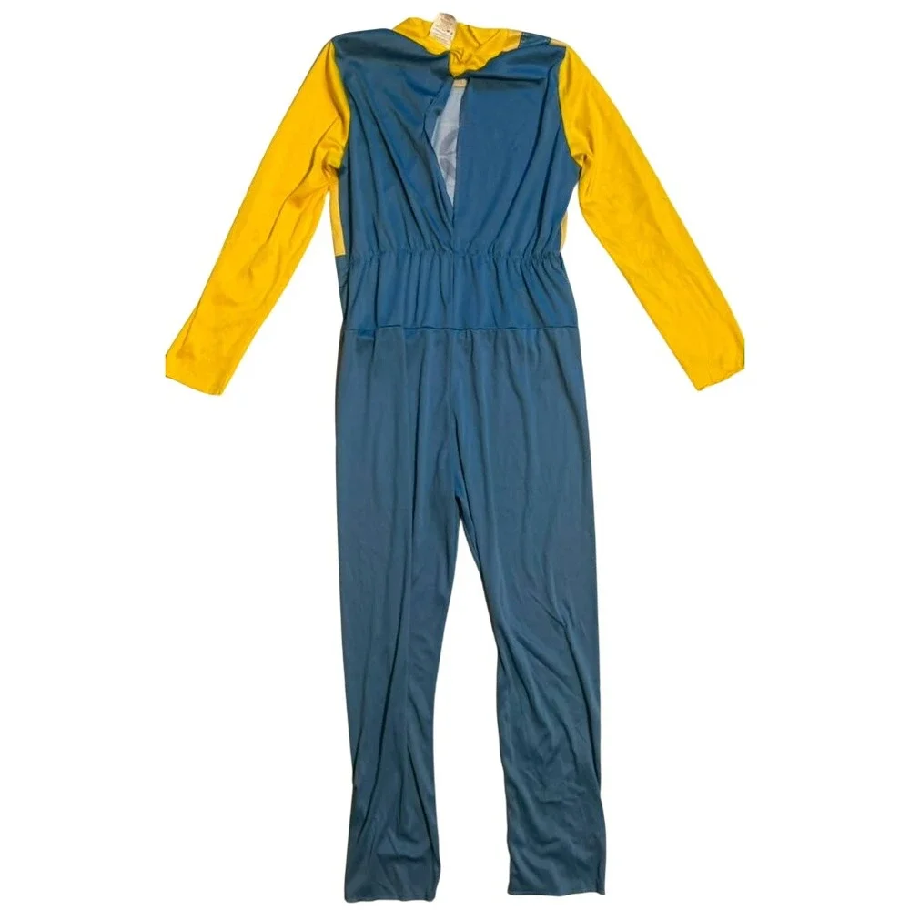 Disguise Minions Costume Kids Large 10-12 Yellow Blue Jumpsuit Halloween